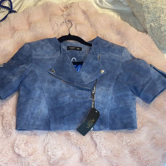 Aleeza Paris Jackets & Blazers - Aleeza Paris 100% Lamb Suede Leather